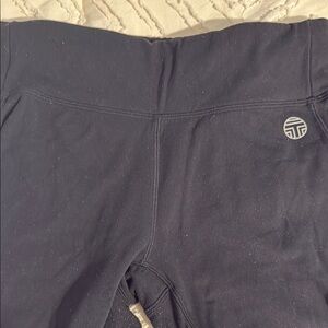 Tory Sport Navy Leggings with Logo